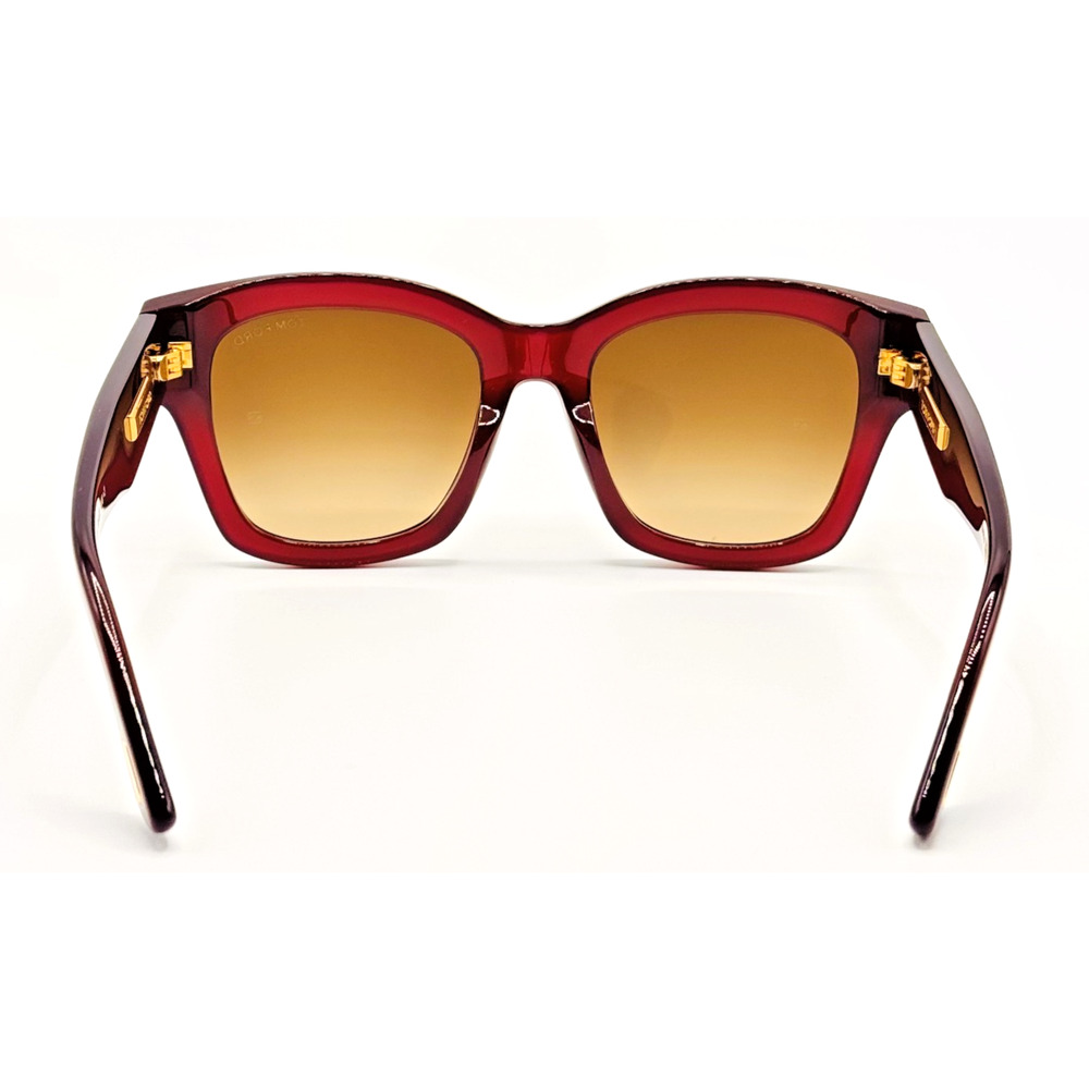 Tom Ford Sunglasses Icon TF1329 81F Violet Butterfly Brown Gradient Lens 55mm - Picture 9 of 16